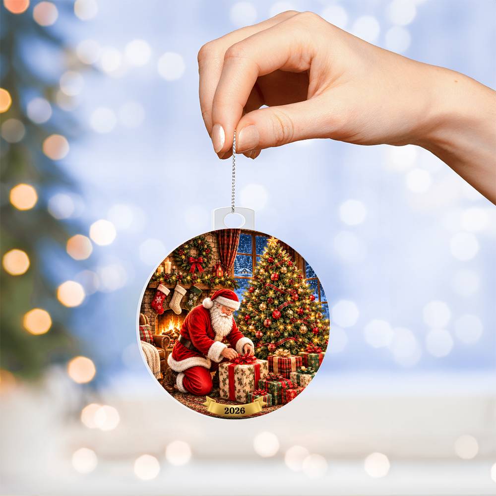 Santa Christmas Ornament