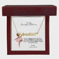 Ballerina Name Necklace with Heart-[Heartfelt Family Gift]