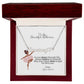 Ballerina Name Necklace with Heart-[Heartfelt Family Gift]