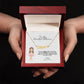 Ballerina Name Necklace with Heart-[Heartfelt Family Gift]