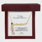 Ballerina Name Necklace with Heart Dance Recital Gift-[Heartfelt Family Gift]