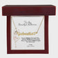 Ballerina Name Necklace with Heart Dance Recital Gift-[Heartfelt Family Gift]