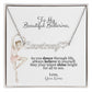 Ballerina Name Necklace with Heart Dance Recital Gift-[Heartfelt Family Gift]