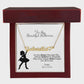 Personalized Ballerina Name Necklace with Heart Dance Gift-[Heartfelt Family Gift]