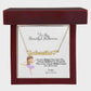 Personalized Ballerina Name Necklace with Heart  - Dance Gift-[Heartfelt Family Gift]