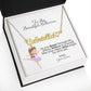 Personalized Ballerina Name Necklace with Heart  - Dance Gift-[Heartfelt Family Gift]
