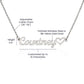Personalized Ballerina Name Necklace with Heart Dance Gift-[Heartfelt Family Gift]