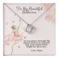 Ballerina Necklace - Dance Recital Gift From Mom -Love Knot-[Heartfelt Family Gift]