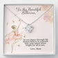 Ballerina Necklace - Dance Recital Gift From Mom -Love Knot-[Heartfelt Family Gift]