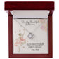 Ballerina Necklace - Dance Recital Gift From Mom -Love Knot-[Heartfelt Family Gift]