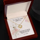 Ballerina Necklace - Dance Recital Gift From Mom -Love Knot-[Heartfelt Family Gift]