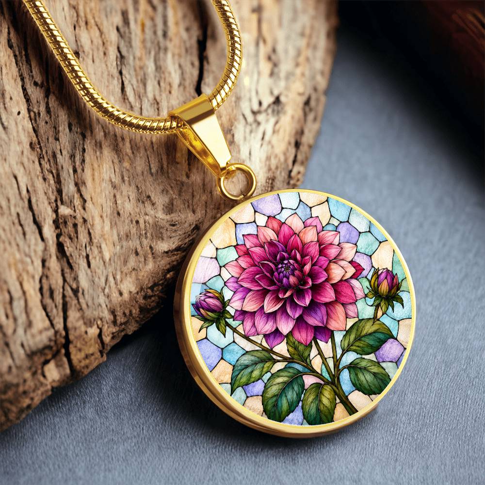 Personalized Flower Necklace