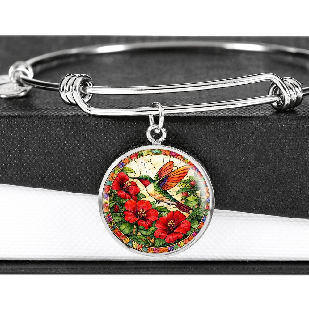 Hummingbird Necklace, Personalized Engraved Jewelry