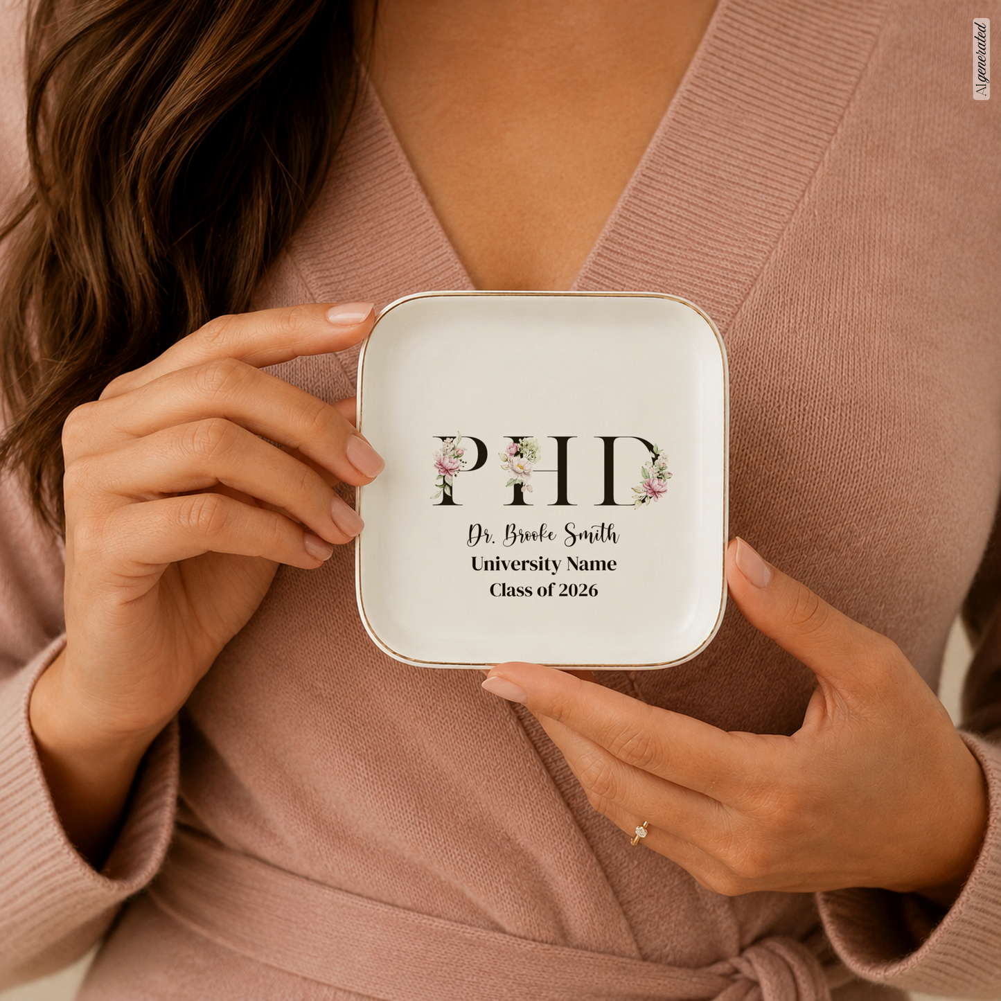 PhD Graduation Jewelry Dish
