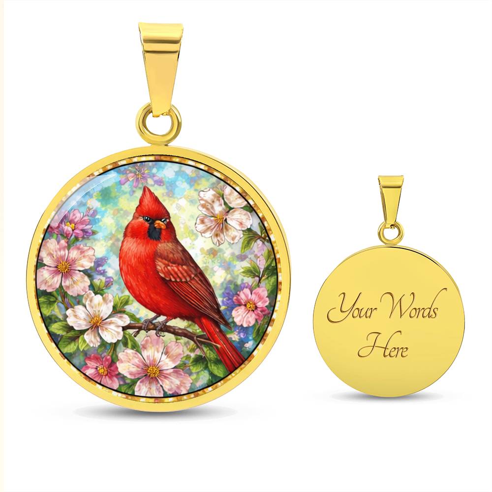 Cardinal Personalized Engraved Necklace Bracelet or Keychain
