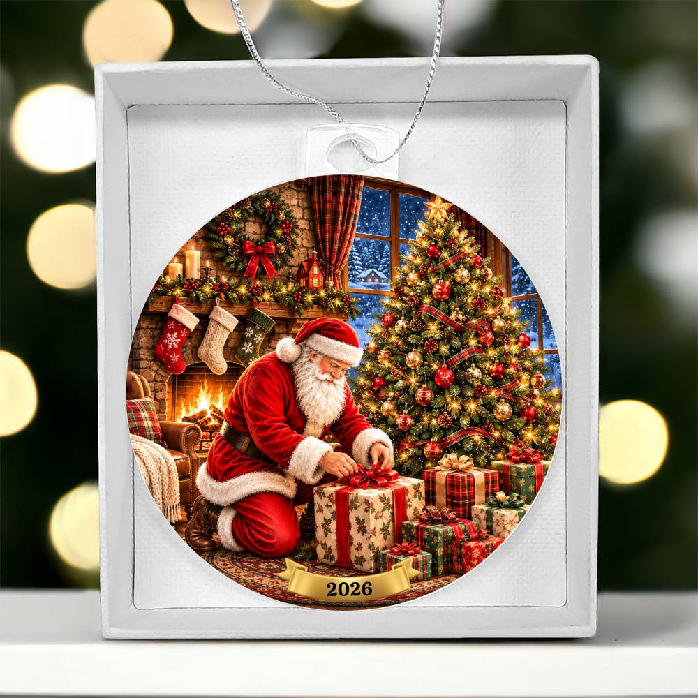 Santa Christmas Ornament