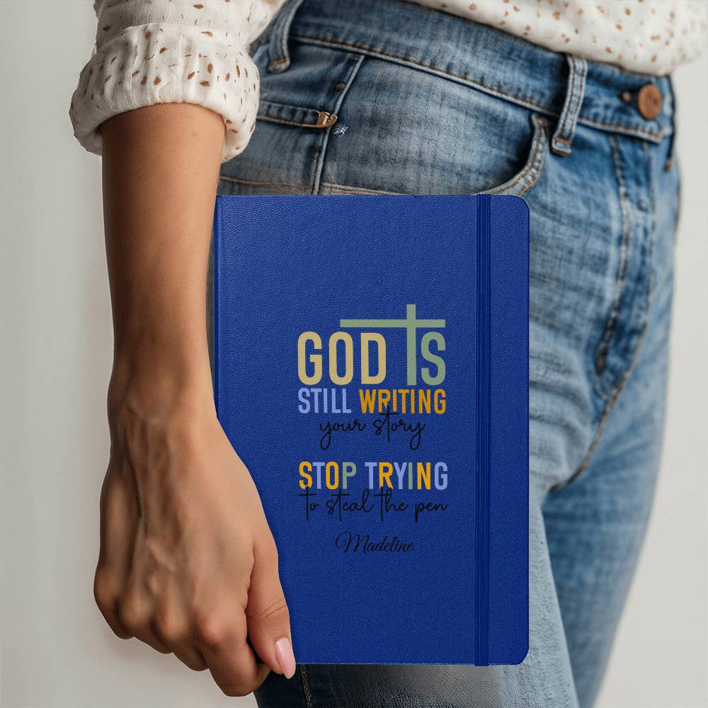 God Is Still Writing You Story Hardover Journal with Pockets