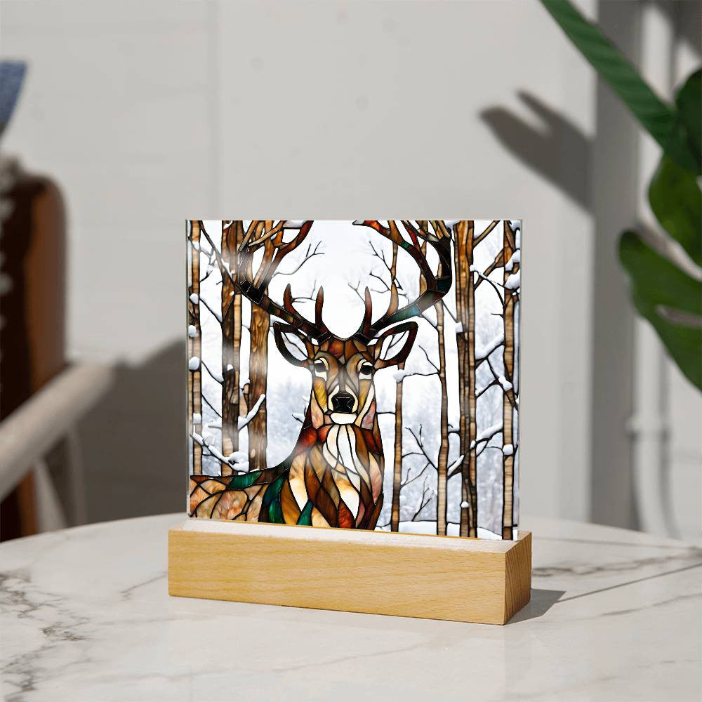 Deer Decorative Acrylic Plaque-[Heartfelt Family Gift]