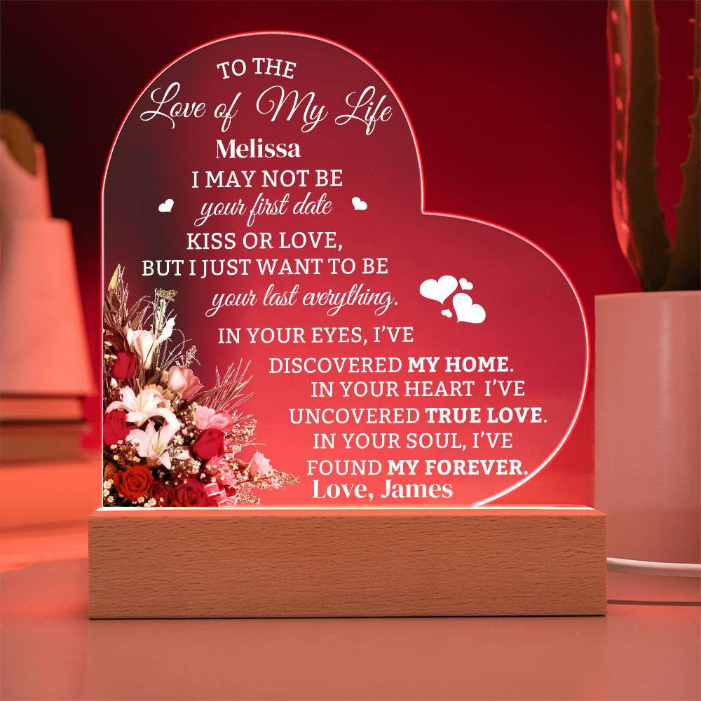 Soulmate Heart Plaque Gift-[Heartfelt Family Gift]