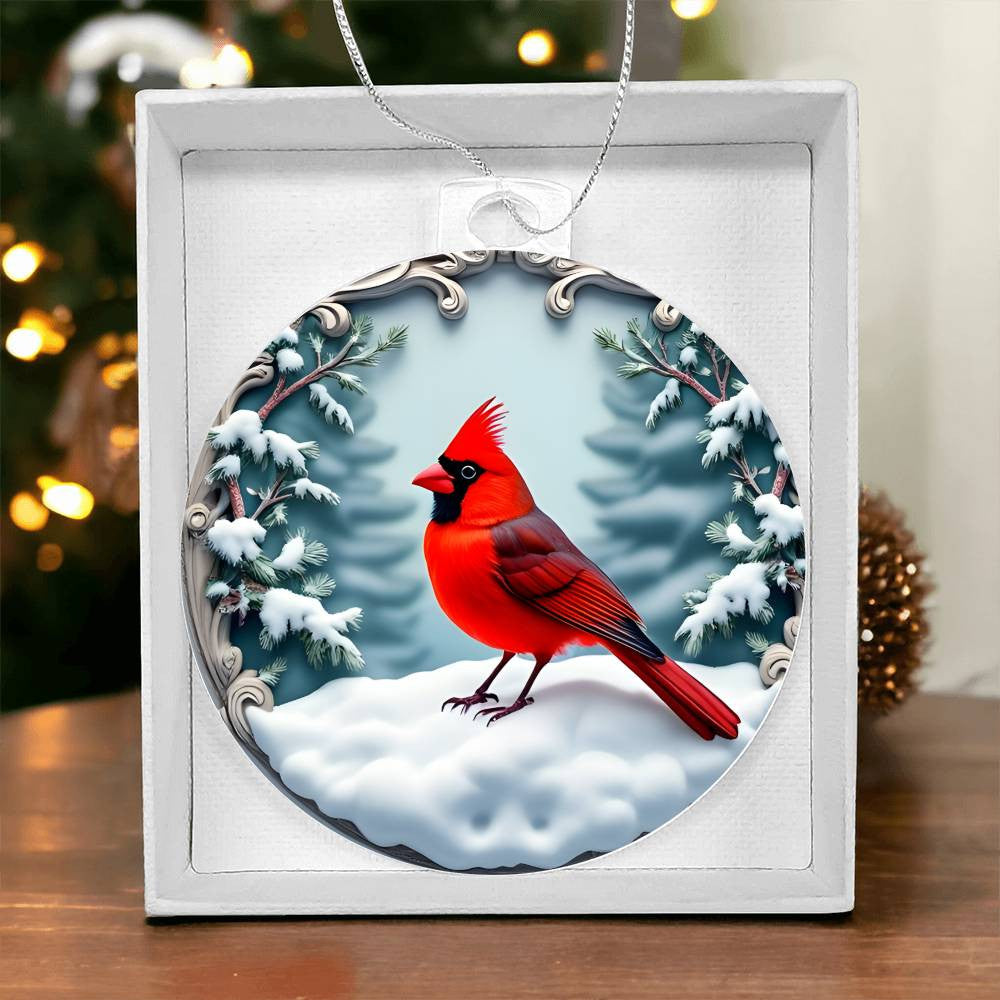 Cardinal Christmas Ornament