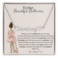 Beautiful Ballerina Personalized Name Necklace Dance Gift-[Heartfelt Family Gift]