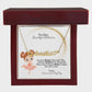 Beautiful Ballerina Personalized Name Necklace with Heart-[Heartfelt Family Gift]