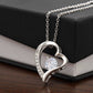 Beautiful Daughter Believe Heart Pendant Necklace-[Heartfelt Family Gift]