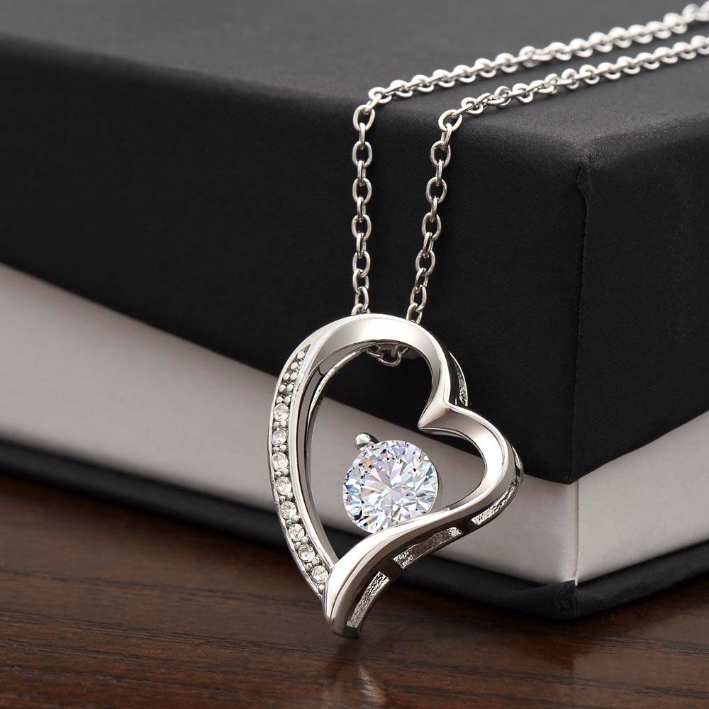 Beautiful Daughter Believe Heart Pendant Necklace-[Heartfelt Family Gift]