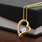 Beautiful Daughter Believe Heart Pendant Necklace-[Heartfelt Family Gift]