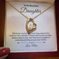 Beautiful Daughter Believe Heart Pendant Necklace-[Heartfelt Family Gift]