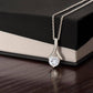 Beautiful Daughter Enjoy The Ride Alluring Beauty Petite Ribbon Necklace-[Heartfelt Family Gift]