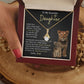 Beautiful Daughter Enjoy The Ride Alluring Beauty Petite Ribbon Necklace-[Heartfelt Family Gift]