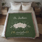 PHD Graduation Gift Blanket for Doctorate Degree-[Heartfelt Family Gift]