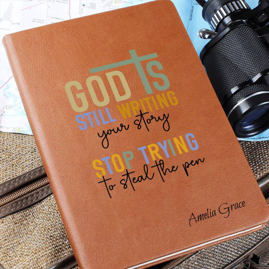 God is Still Writing Your Story Personalized Journal-[Heartfelt Family Gift]