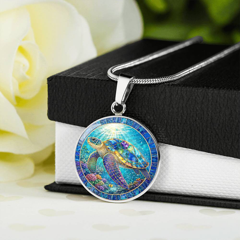 Sea Turtle Necklace, Ocean Life Jewelry, Engraved Sea Turtle Pendant, Turtle Lover Gift, Nature Inspired Keychain, Marine Life Bracelet