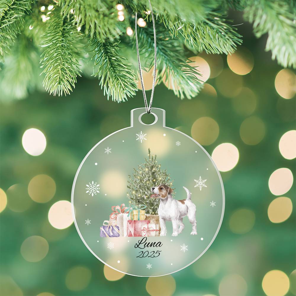 Terrier Dog Christmas Tree Ornament