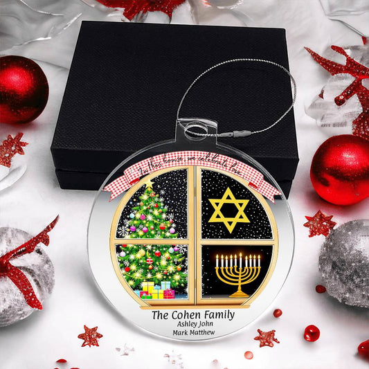 Hanukkah Christmas Ornament-[Heartfelt Family Gift]