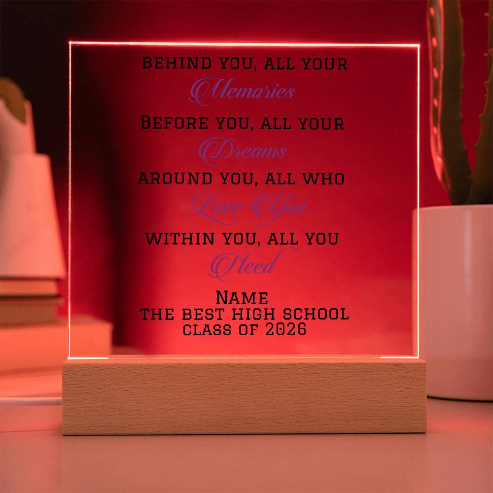 Class of 2025 Graduation Gift Plaque-[Heartfelt Family Gift]