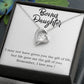 Stepdaughter Forever Love Heart Necklace-[Heartfelt Family Gift]