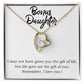 Stepdaughter Forever Love Heart Necklace-[Heartfelt Family Gift]
