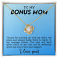 Stepmother Love Knot Necklace Gift-[Heartfelt Family Gift]