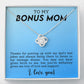Stepmother Love Knot Necklace Gift-[Heartfelt Family Gift]