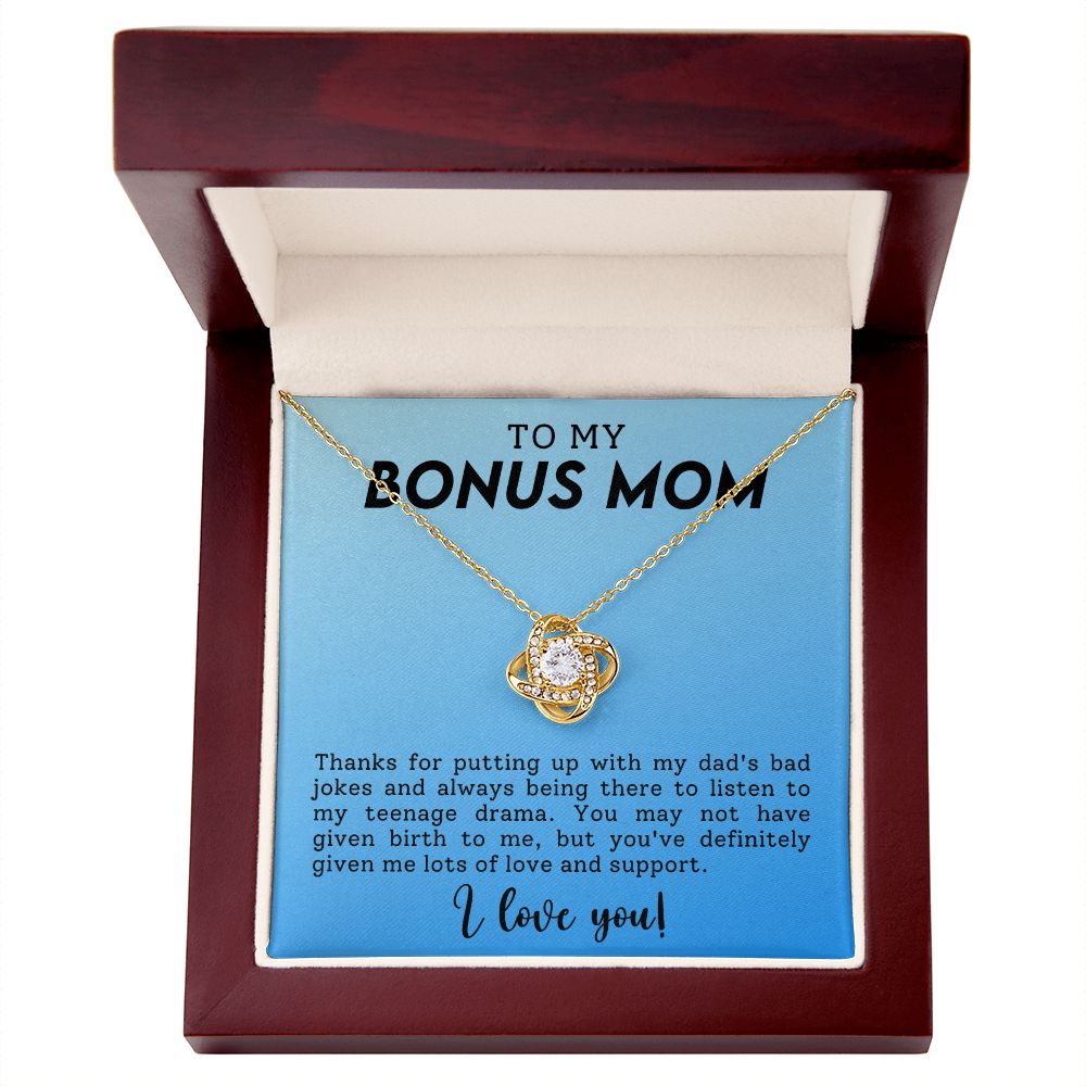 Stepmother Love Knot Necklace Gift-[Heartfelt Family Gift]