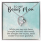 Bonus Mom Grateful Forever Love Heart Necklace-[Heartfelt Family Gift]