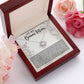 Bonus Mom Stepmom Love Knot Necklace-[Heartfelt Family Gift]