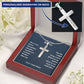 Brother Personalized Cross Necklace-[Heartfelt Family Gift]