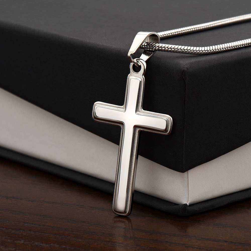 Brother Personalized Cross Necklace-[Heartfelt Family Gift]
