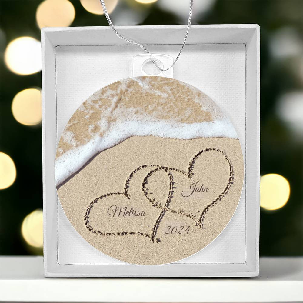 Beach Ornament for Couple-[Heartfelt Family Gift]
