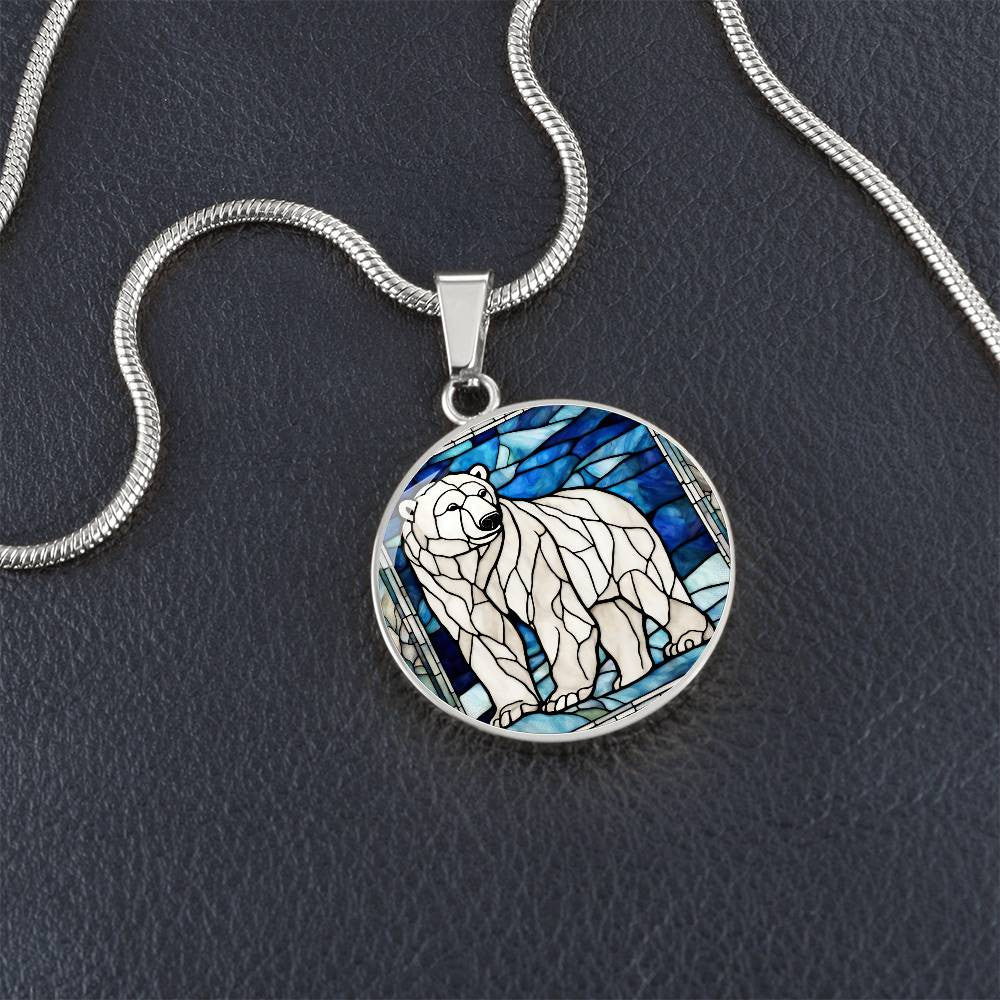 Polar Bear Necklace or Bangle Bracelet-[Heartfelt Family Gift]