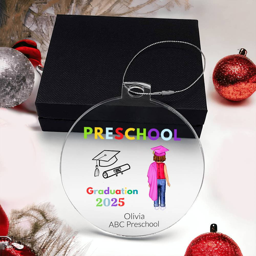 Preschool Graduation 2025 Ornament-[Heartfelt Family Gift]